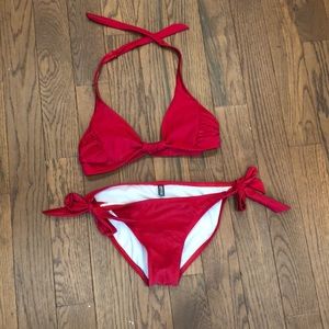 Red Kenneth Cole Reaction bikini